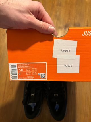 Zapatillas Nike Metcon 9 Negro Antracita