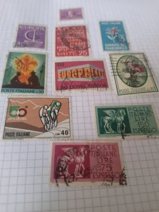 Francobolli Italiani Usati Anni 60/70