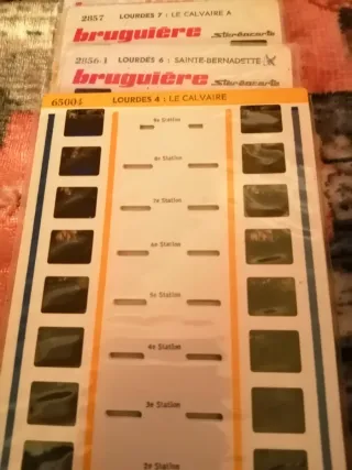 Dispositivo diapositive Santuario Lourdes e schede