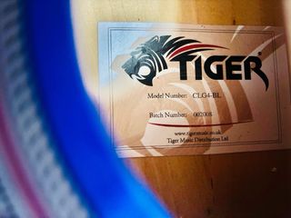 Tiger CLG4-BL - Guitarra clásica de 3/4 (niños)