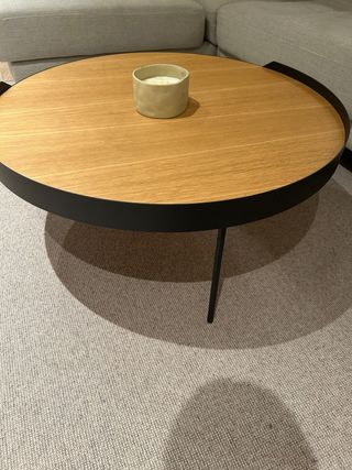 Mesa Centro Treku Madera y Metal