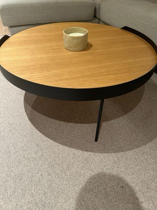 Mesa Centro Treku Madera y Metal