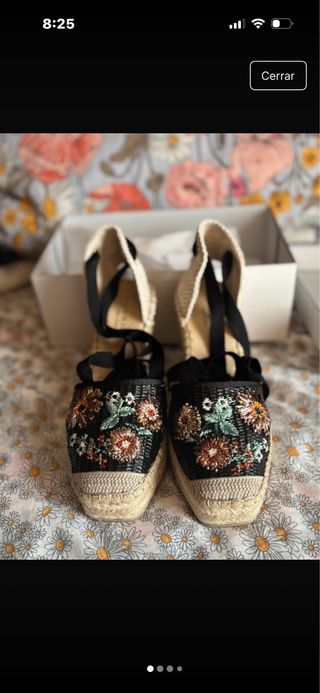 Alpargatas Fabiolas bordadas