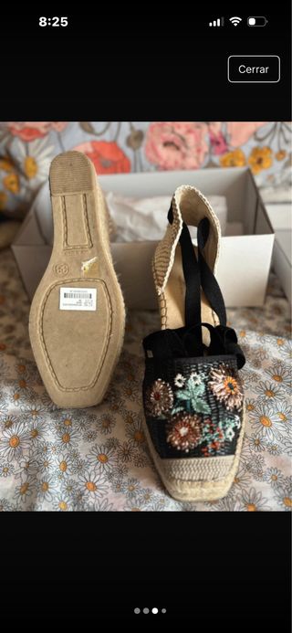 Alpargatas Fabiolas bordadas