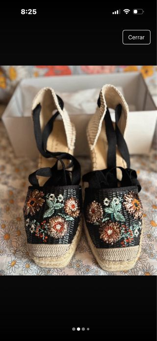 Alpargatas Fabiolas bordadas
