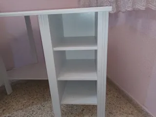 Mesa escritorio esquinera blanca