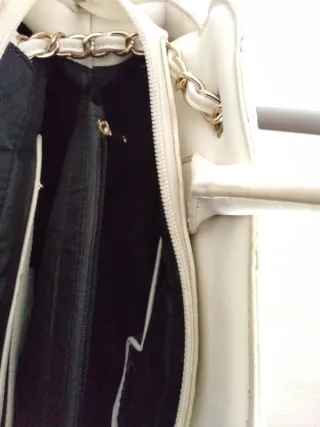 Borsa Fracomina panna trapuntata