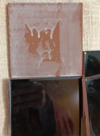 Lote 4 Azulejos Cerámica Negros 10x10