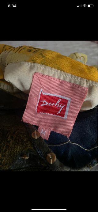 Top floral verde y amarillo