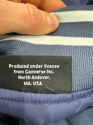 Chaqueta Converse reversible azul