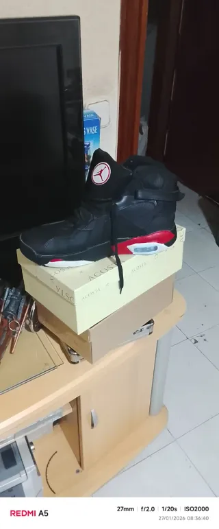 Zapatillas Deportivas nike Negras y Rojas