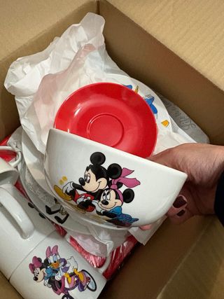 Vajilla Porcelana Disney Mickey y Amigos
