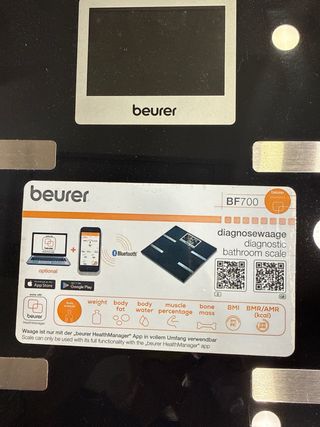 Báscula de baño Beurer BF700 Diagnóstica Bluetooth