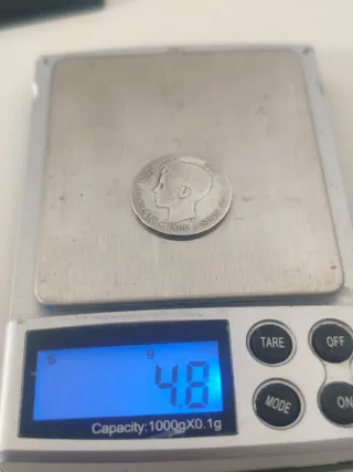 1 Peseta Plata 1900 Alfonso XIII