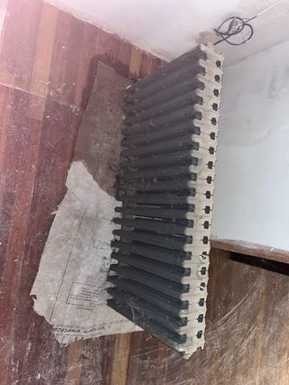 Radiadores de hierro fundido beige