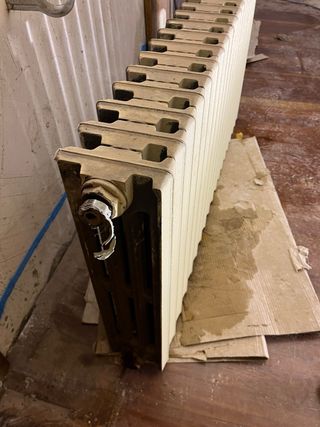 Radiadores de hierro fundido beige