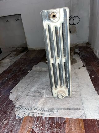 Radiadores de hierro fundido beige