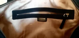 Borsa Giorgio Armani nera con frange