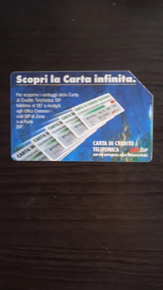 Carta Telefonica SIP Credito Infinito