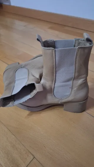 Botines Beige Talla 39