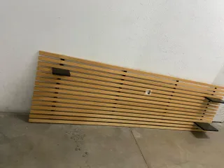 Cabecero Cama Matrimonio Madera y Metal