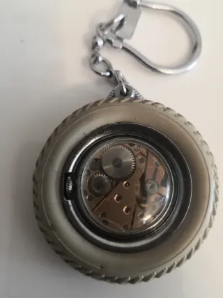 Orologio portachiavi Axes con ruotino Funzionante