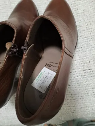 Botines Wonders Marrones Mujer