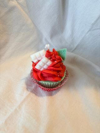Candela profumata a forma di cupcake
