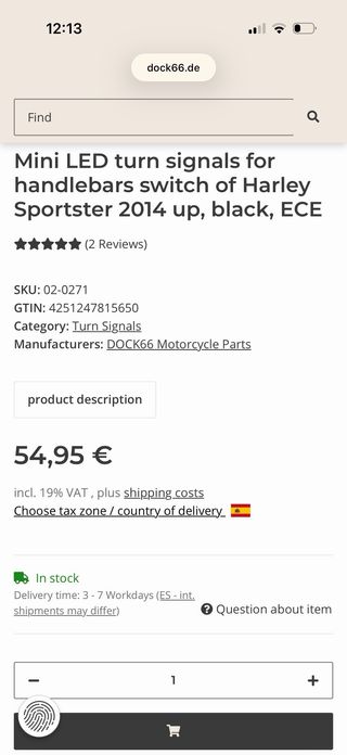 Mini intermitentes LED Harley Davidson