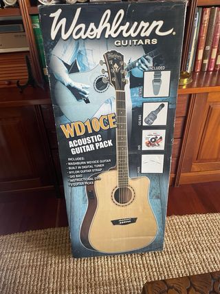 Guitarra Washburn WD10CE Acústica