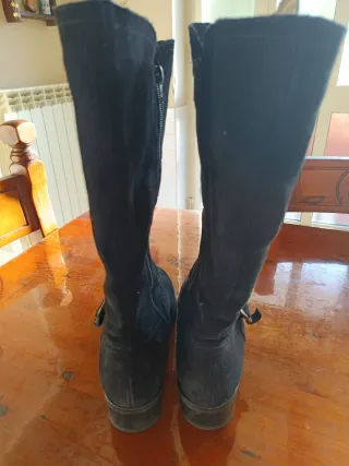 Stivali neri camoscio donna tg 40