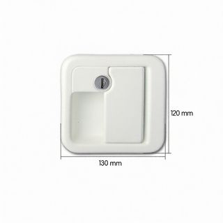 Cerradura 1059 Completa Blanca – Caravana