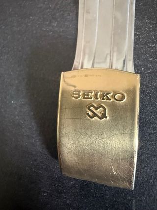 Reloj Seiko Flightmaster Cronógrafo Oro Negro