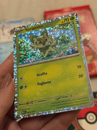 Carte Pokémon Sandaconda, Cetoddle, Pawmi, Sprigat