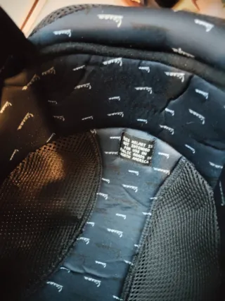 Casco Vespa Naranja con Visera