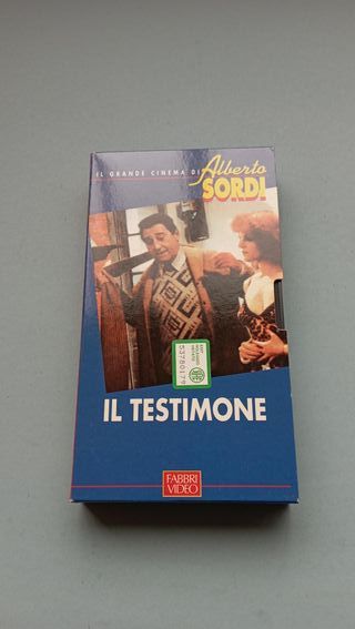 Il Testimone Alberto Sordi Vhs