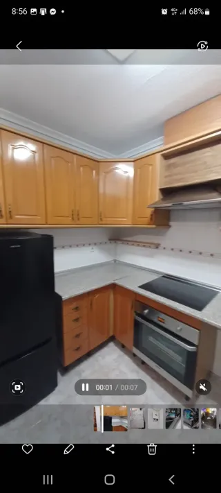 Muebles de cocina madera y metal