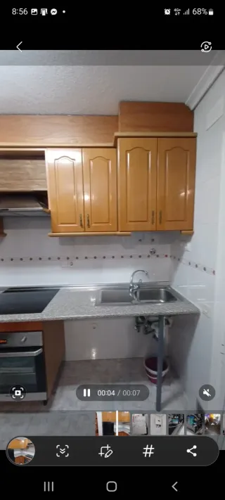 Muebles de cocina madera y metal