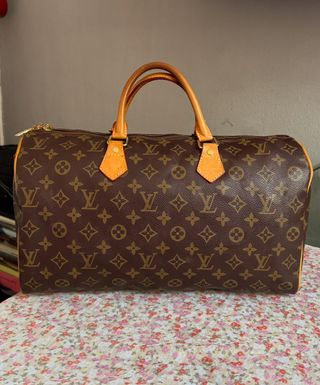 Bolso Speedy Louis Vuitton Marrón 40