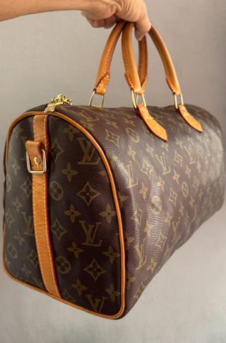 Bolso Speedy Louis Vuitton Marrón 40