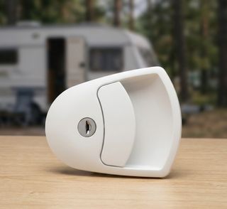 Cerradura 1125 Completa Blanca – Puertas Caravana