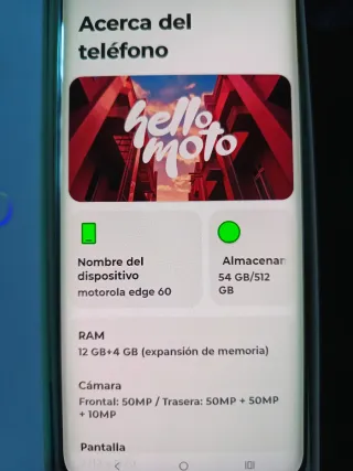 Smartphone Motorola Edge 60