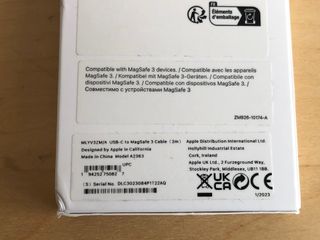 Cable USB-C a MagSafe 3 Apple Precintado