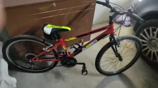 Bicicleta infantil roja
