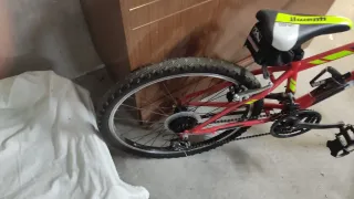 Bicicleta infantil roja