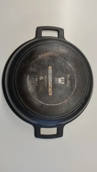 Cazuela BRA diámetro 36cm con tapa de cristal