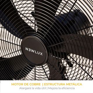 Newlux - Ventilador de Pie Tripod W3050