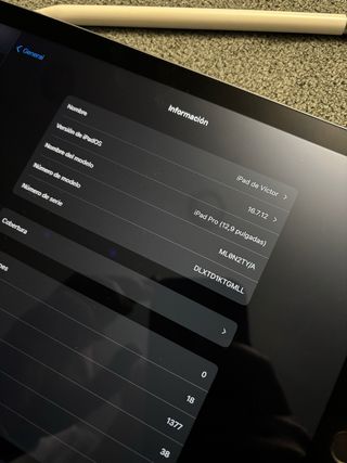 iPad Pro 12.9 Plata