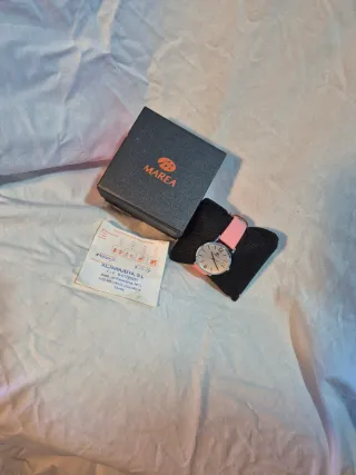 Reloj Marea Blanco y Rosa