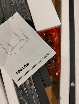 Mesa comedor industrial 110x70 cm 4 personas VASAGLE KDT081B01